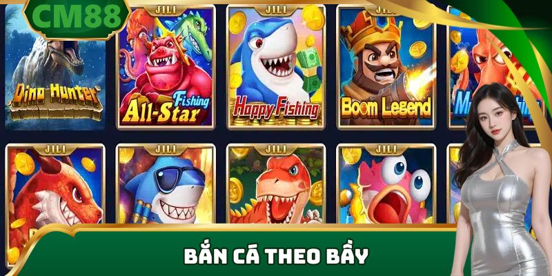 Bắn cá theo bầy